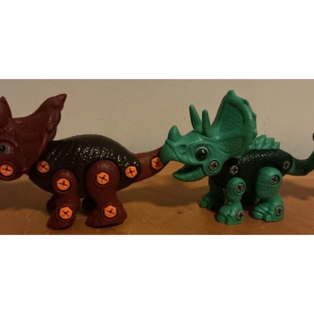 Take Part Stem‎ Building Dinosaurs With Power Drill And Screwdrivers, Lot Of 7